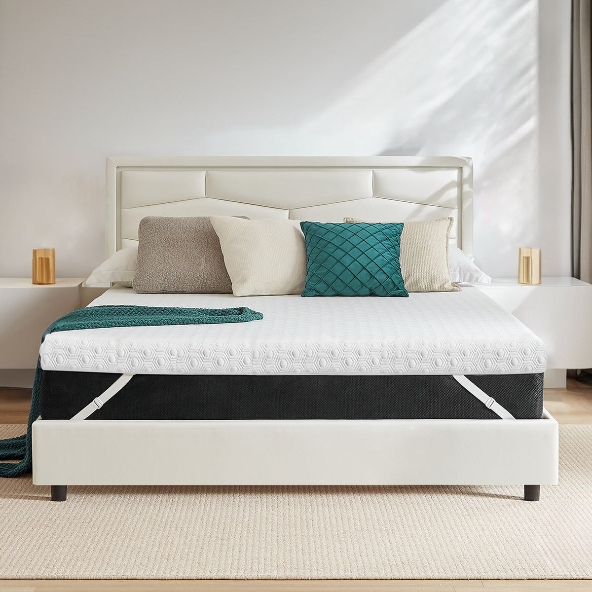 3 Inch Dual-Layer Memory Foam Mattress Topper