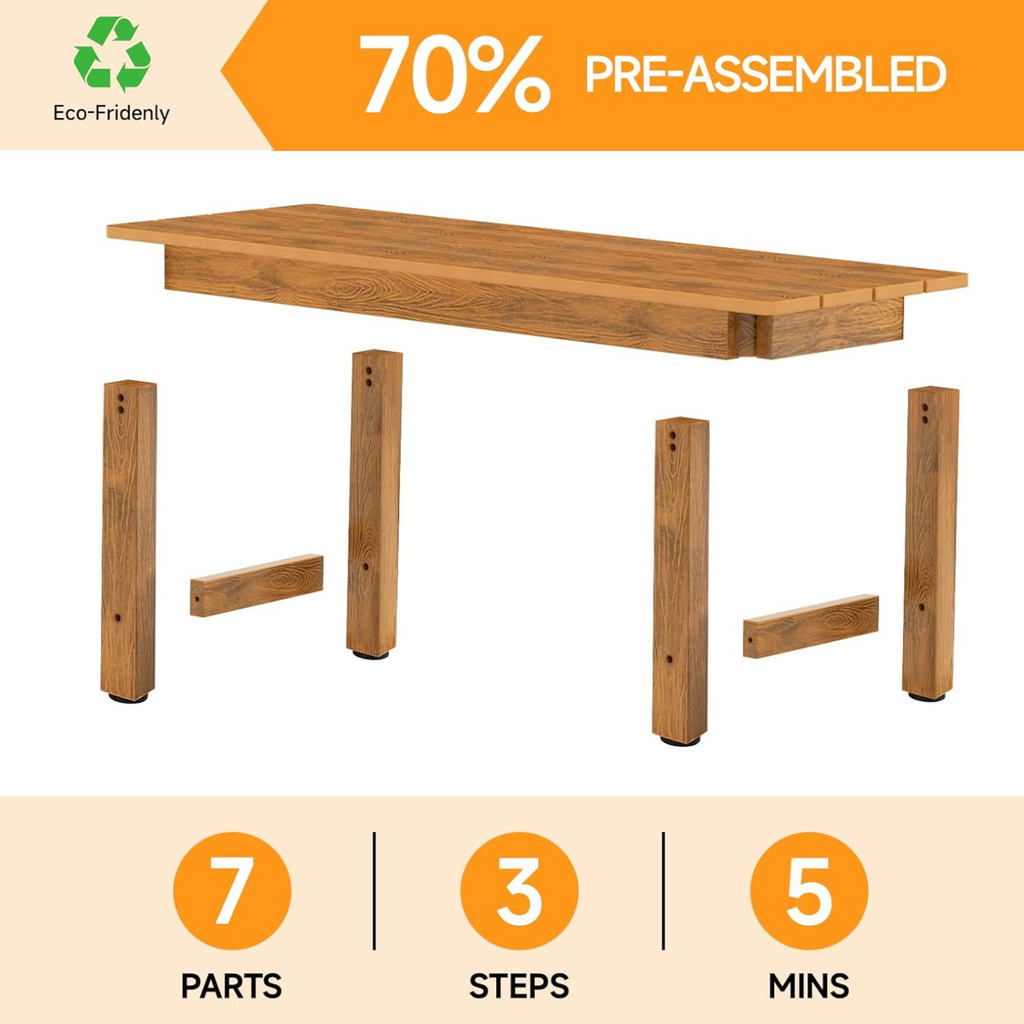 HDPS Outdoor Patio and Garden Bench