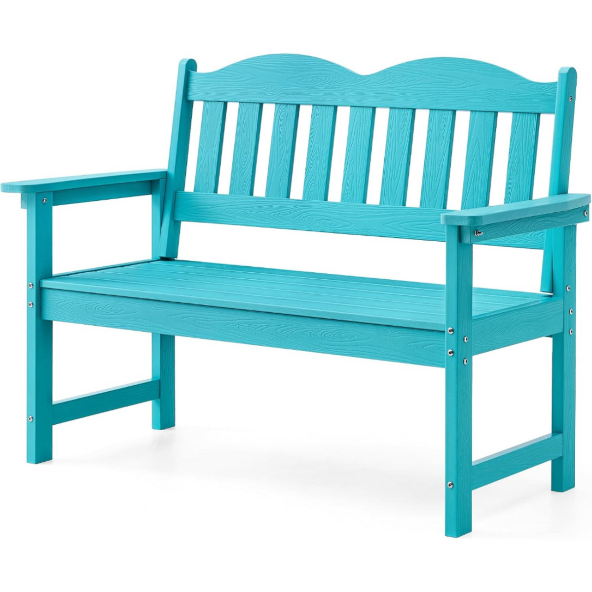 2-Person HDPS Outdoor Garden Bench, 800 lb