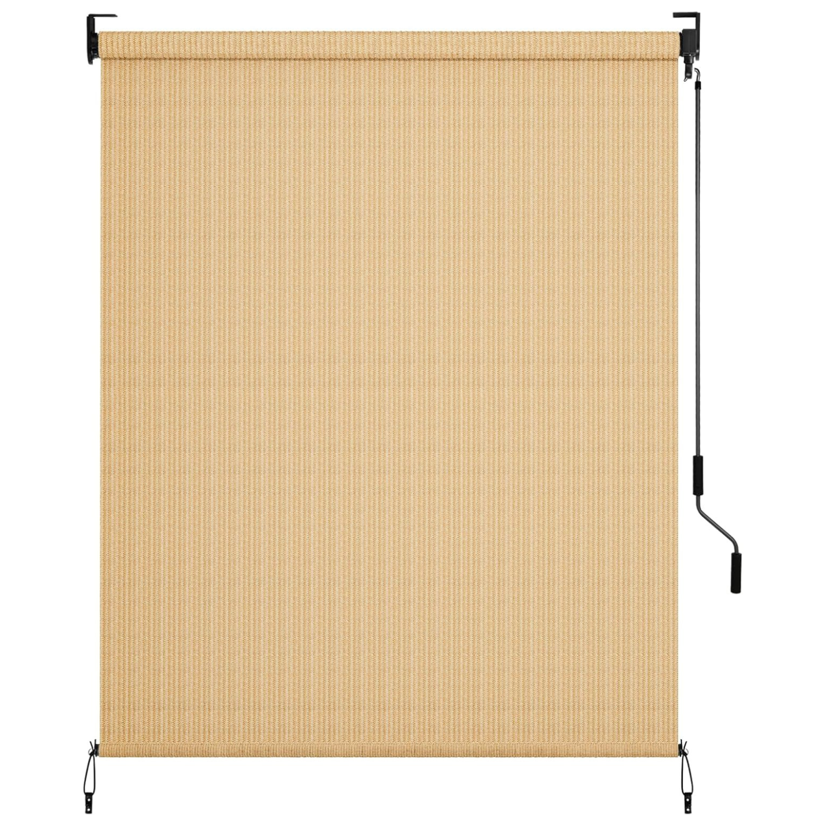 Outdoor Cordless Roll-Up Roller Shade with Crank