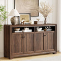 60 Inch Buffet Cabinet Sideboard with 4 Doors