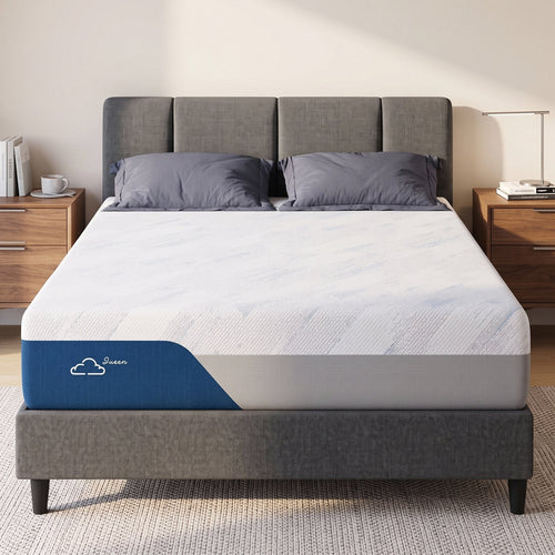 10 Inch Memory Foam Mattress with Cooling Ice Silk Cover