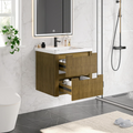 24-Inch Small Floating Bathroom Vanity with Sink