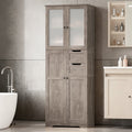 67 in Tall Bathroom Storage Cabinet with Drawers