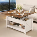 3-in-1 Lift Top Coffee Table with Hidden Storage