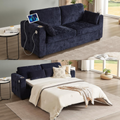 76-Inch Full Size Pull-Out Sofa Bed with USB Port