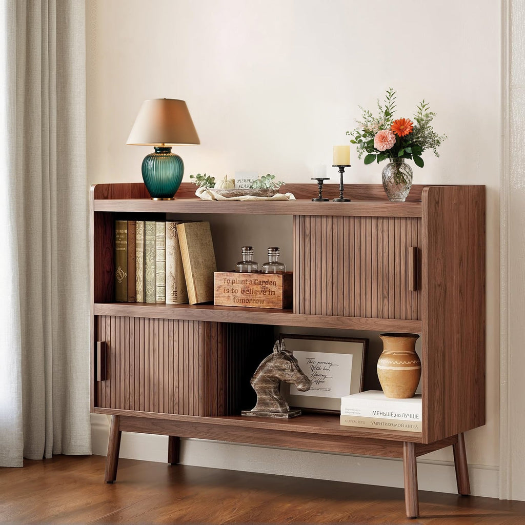 43-Inch Sideboard Buffet with Built-In Power Station