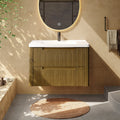 32-Inch Floating Bathroom Vanity with Sink