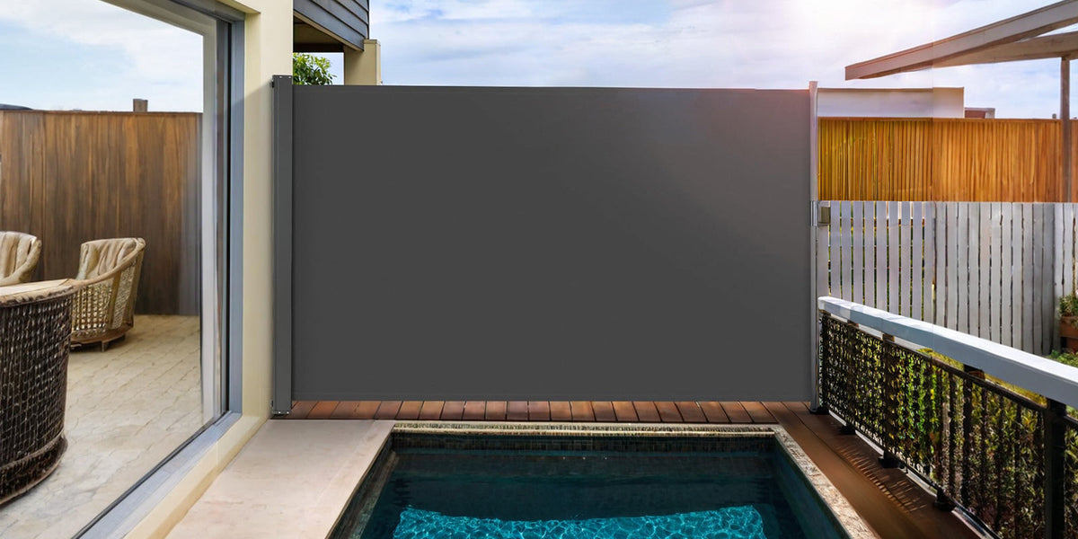 Retractable Side Awning Patio Privacy Screen