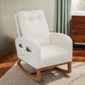 High Back Rocking Chair for Nursery, Living Room