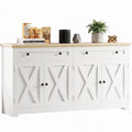 59 Inch Buffet Cabinet with 4 Doors and 2 Drawers
