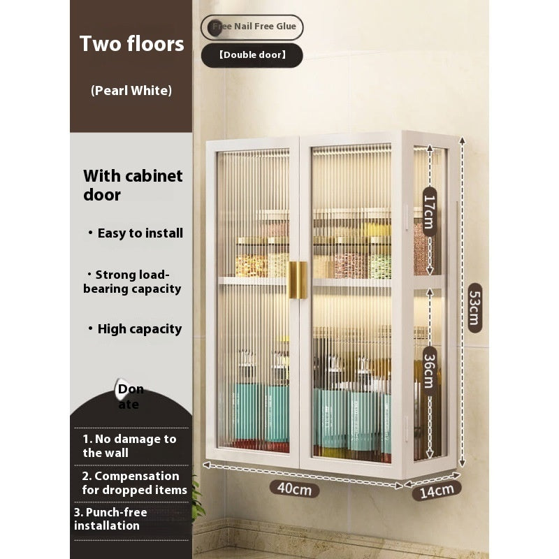 Two-Layer Bathroom Cosmetics Storage Rack