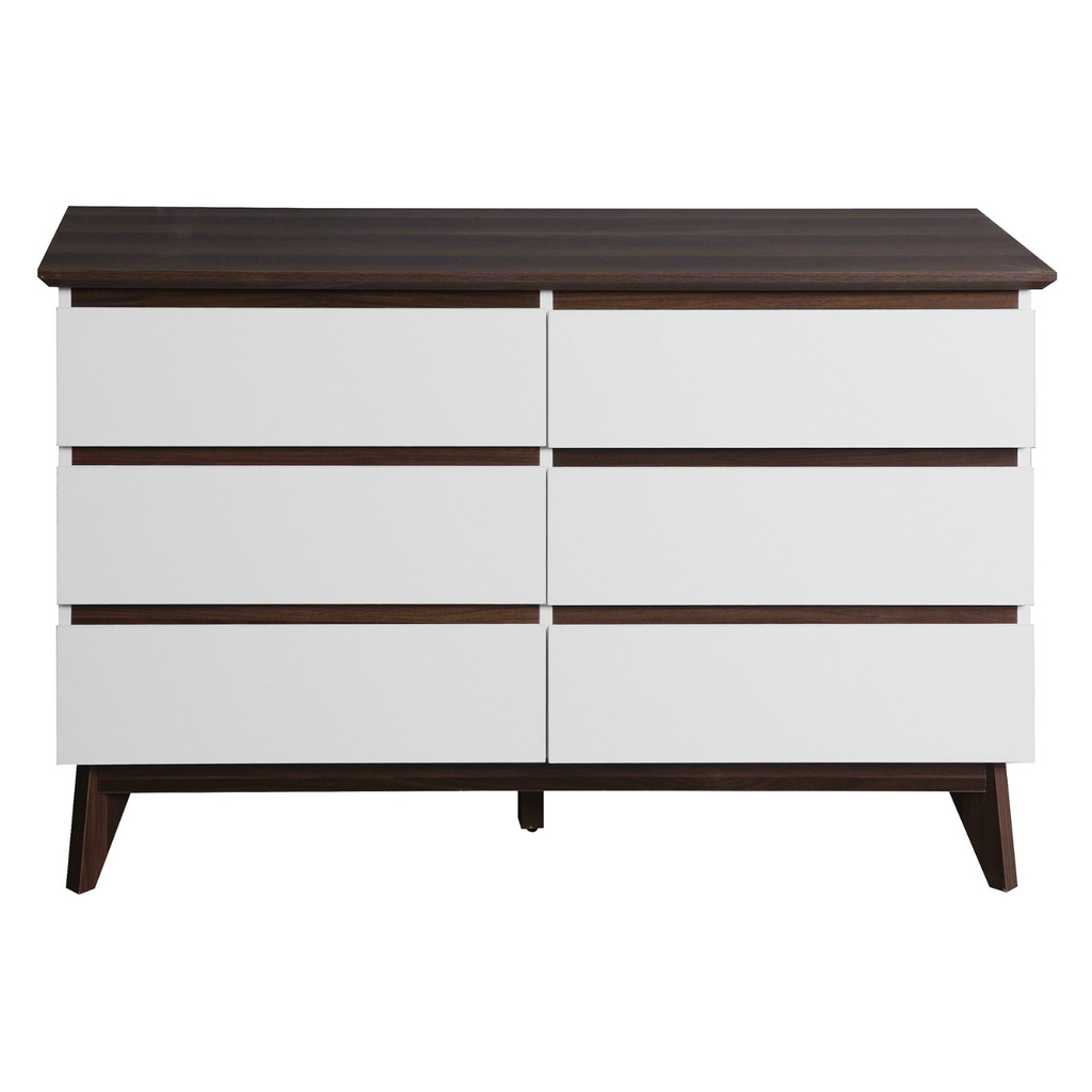 Wide 6-Drawer Storage Cabinet Chest of Drawers