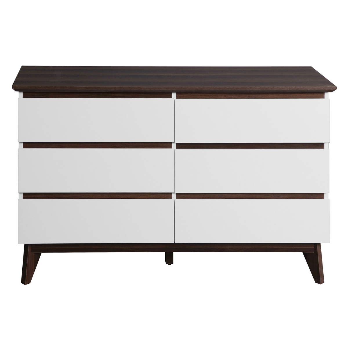Wide 6-Drawer Storage Cabinet Chest of Drawers