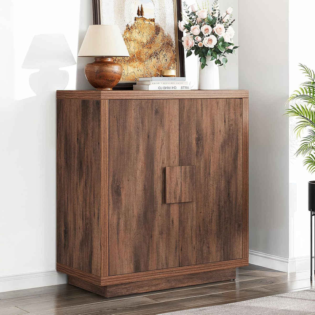 32" Sideboard Cabinet with 2 Doors and Adjustable Shelf
