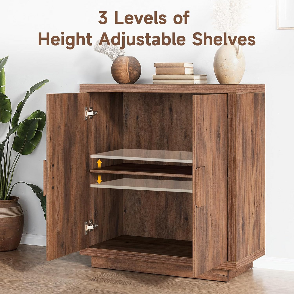 32" Sideboard Cabinet with 2 Doors and Adjustable Shelf