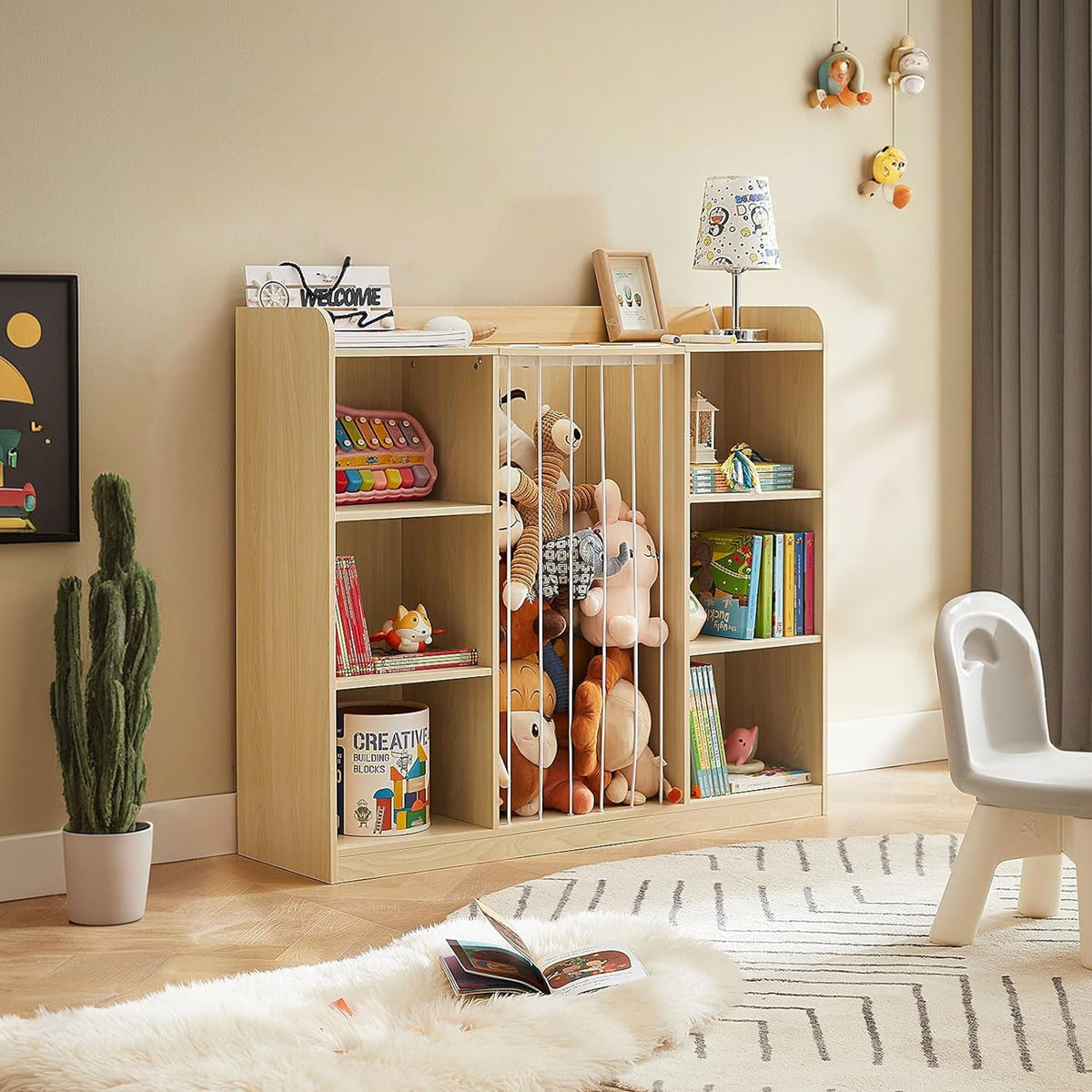 Kids Toy Storage Organizer with 6 Cubbies