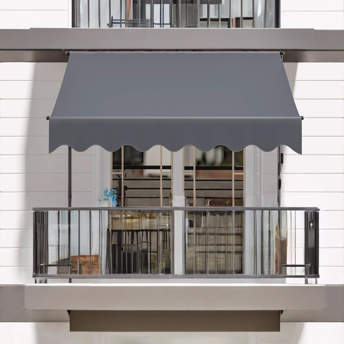 Retractable Patio Awning with UV Protection