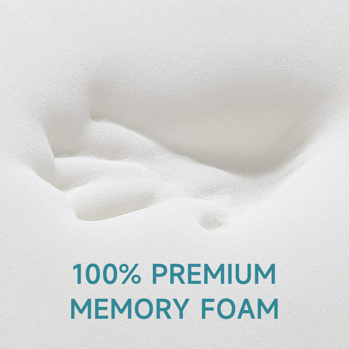2 Inch Memory Foam Mattress Topper with Washable Cover
