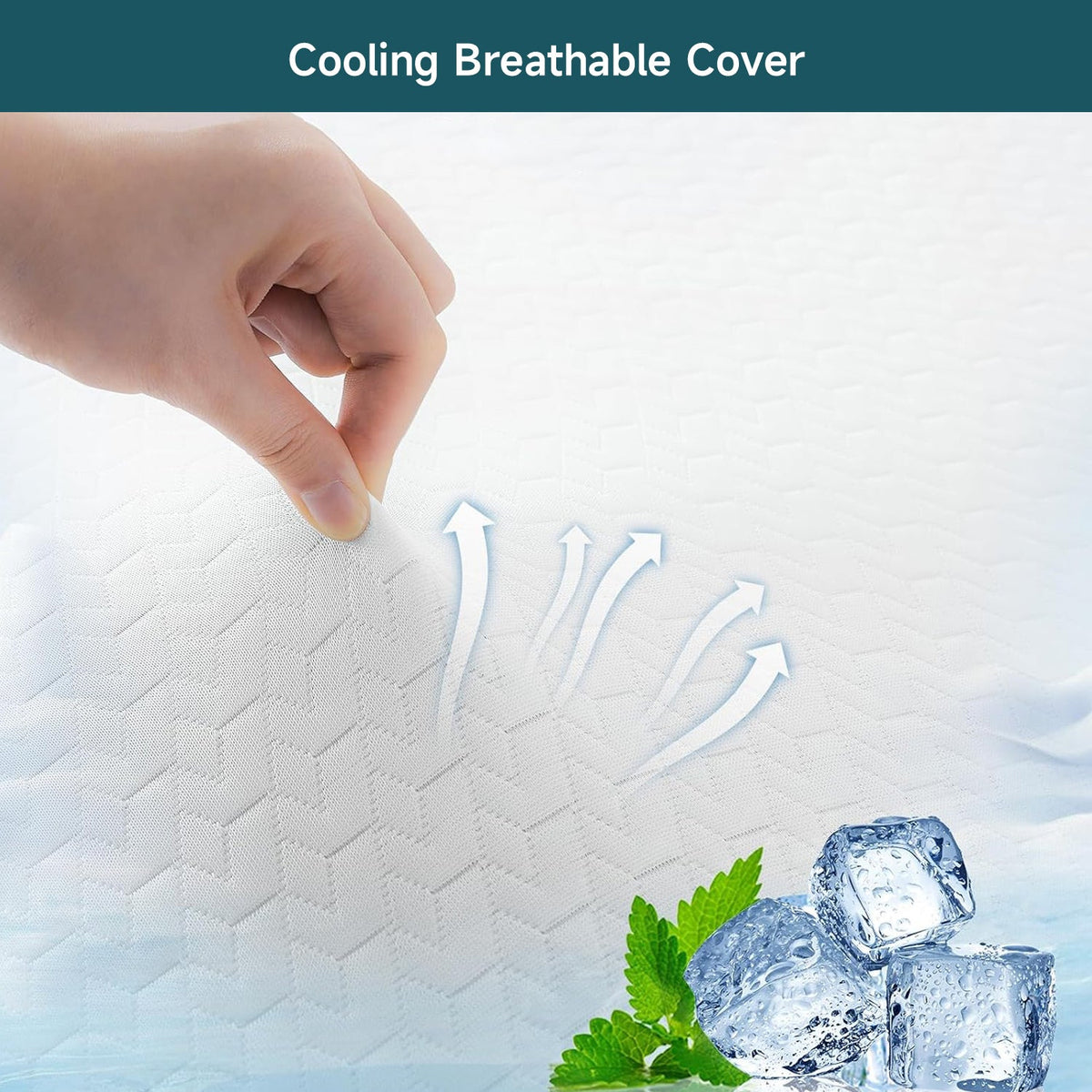 Cooling Gel Memory Foam Mattress, Removable Cover