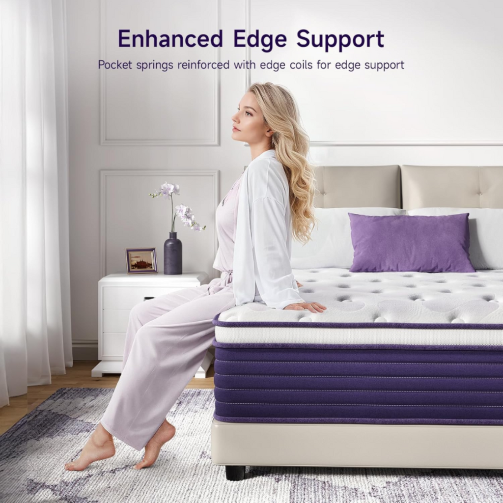 12 Inch Hybrid Mattress in a Box, Medium Firm