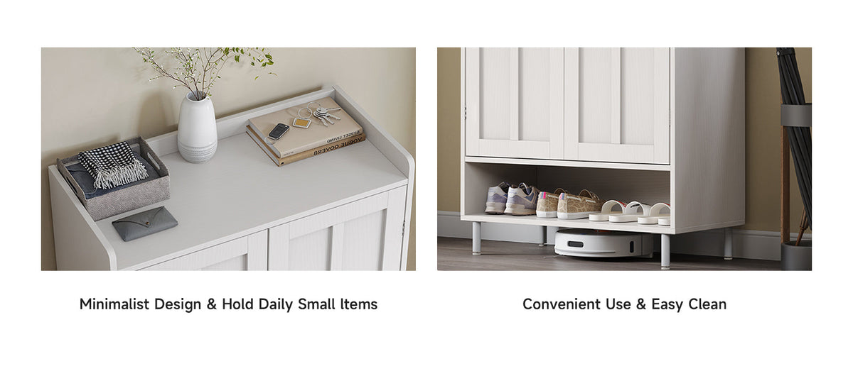 6-Tier Entryway Shoe Cabinet with 3 Adjustable Shelves