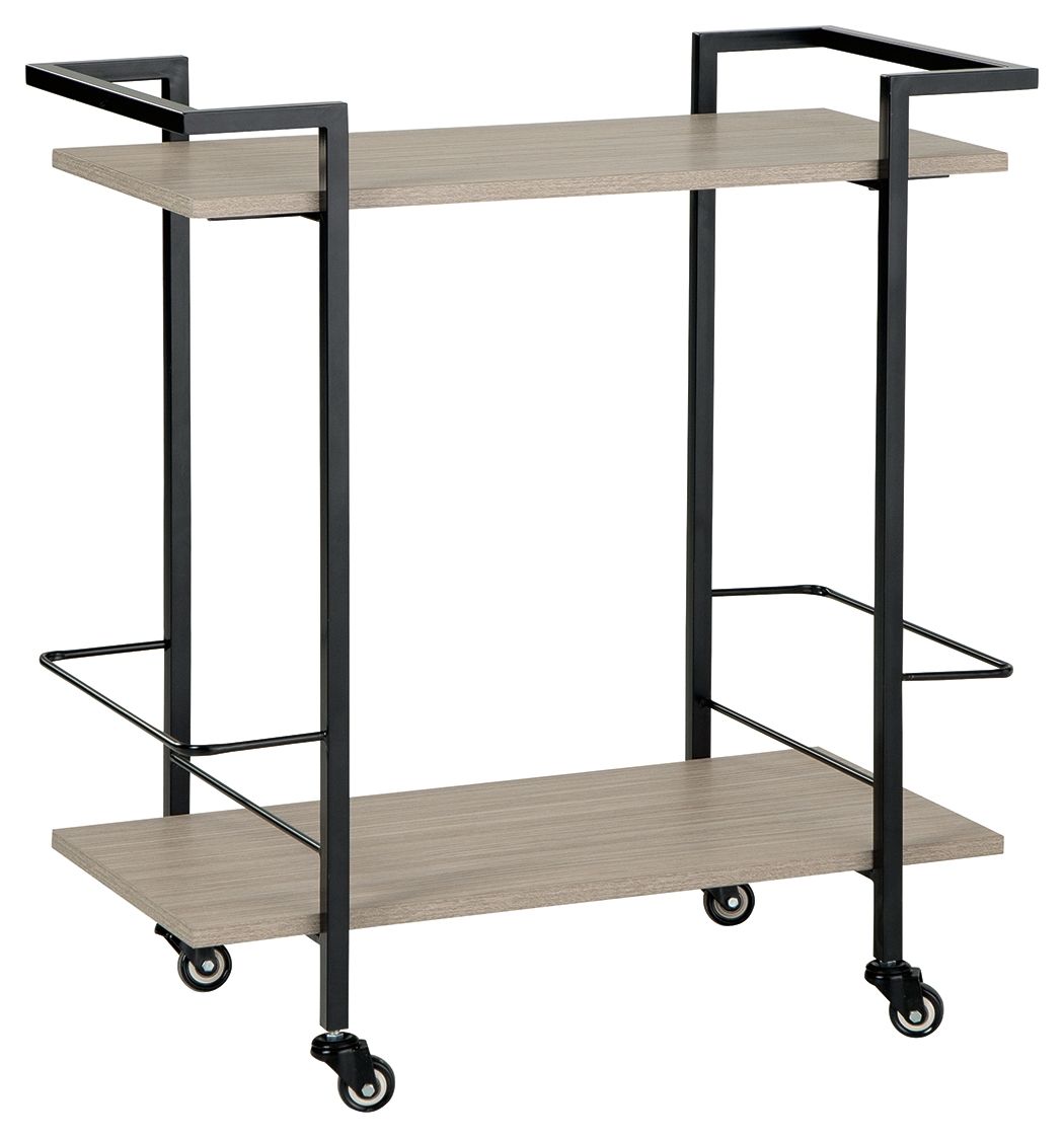 Waylowe Bar Cart in Dark Brown