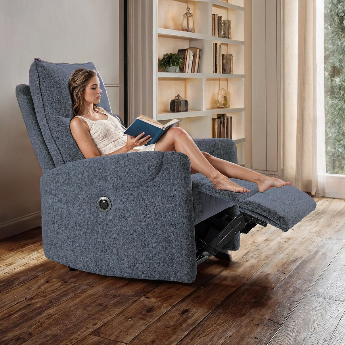 Electric Power Reclining Chair with USB Port