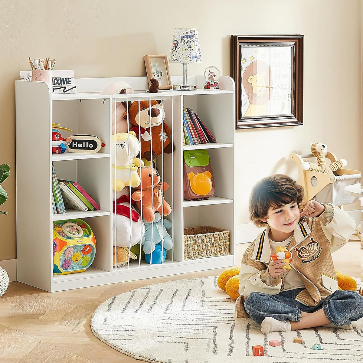 Kids Toy Storage Organizer with 6 Cubbies