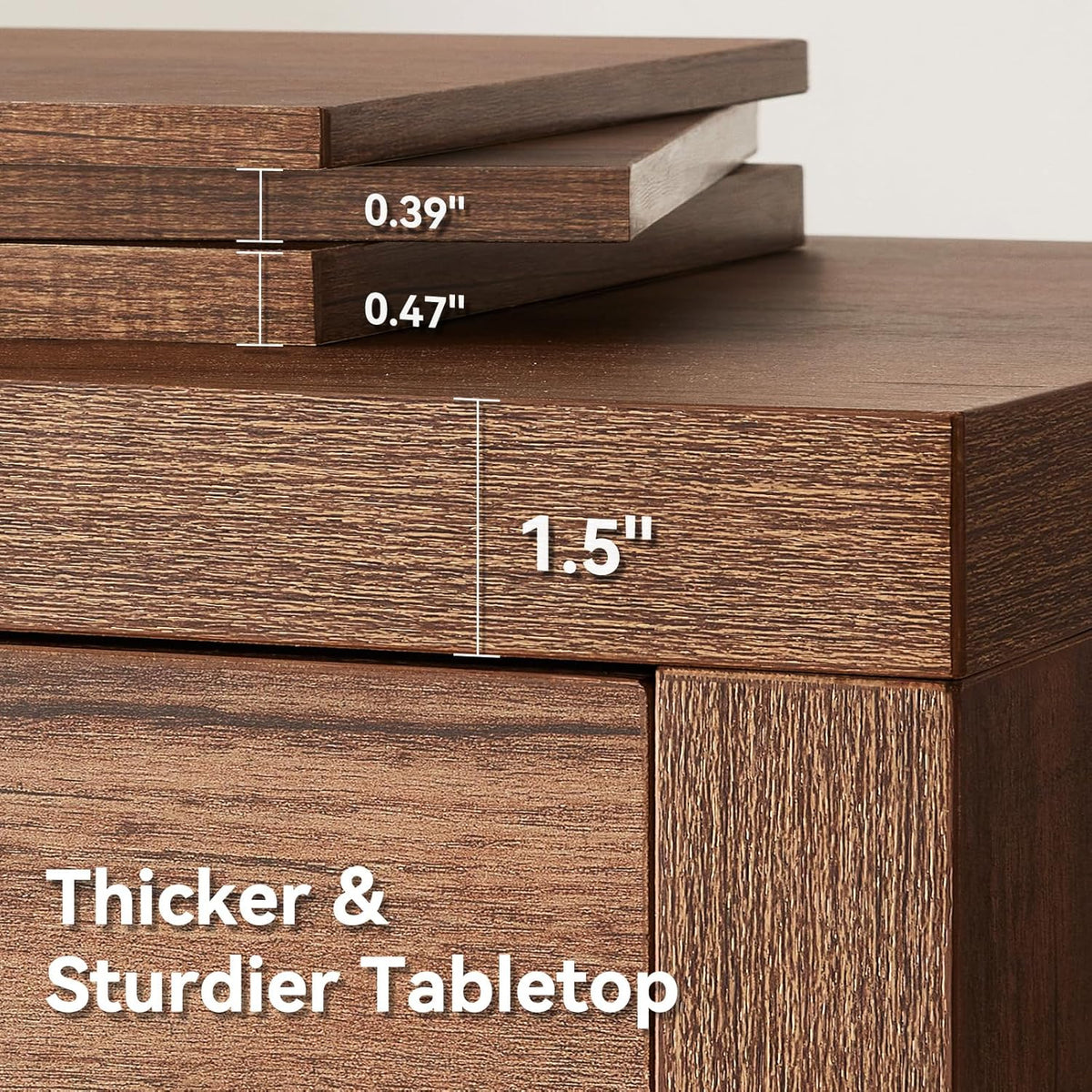 40 Inch Narrow Console Table with Drawers
