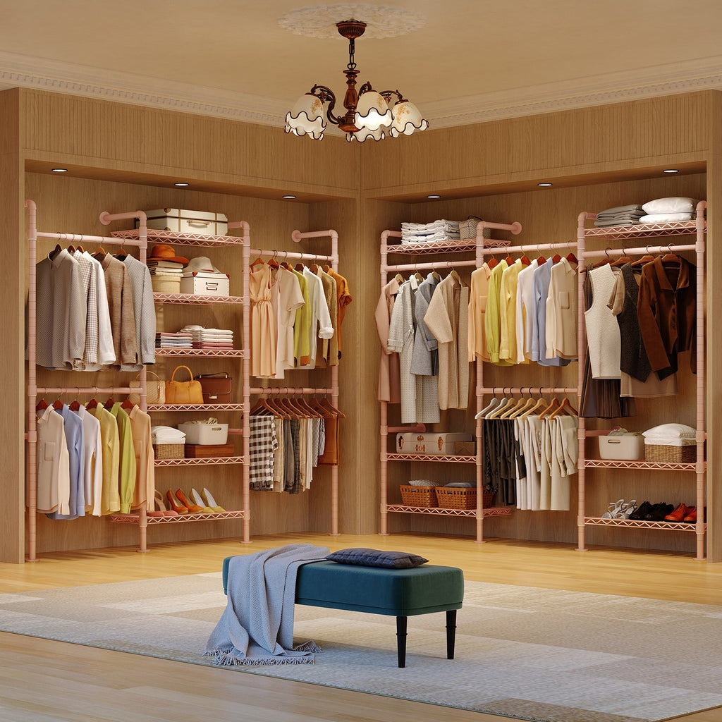 Wall Mounted Industrial Pipe Closet System