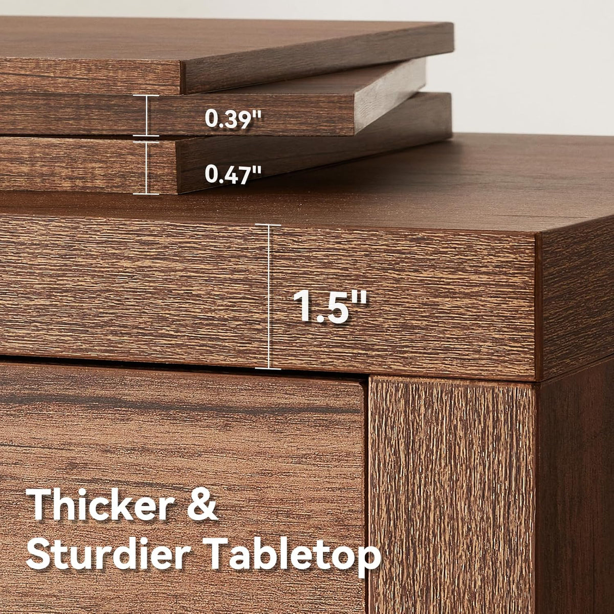 55 Inch Narrow Console Table with Drawers