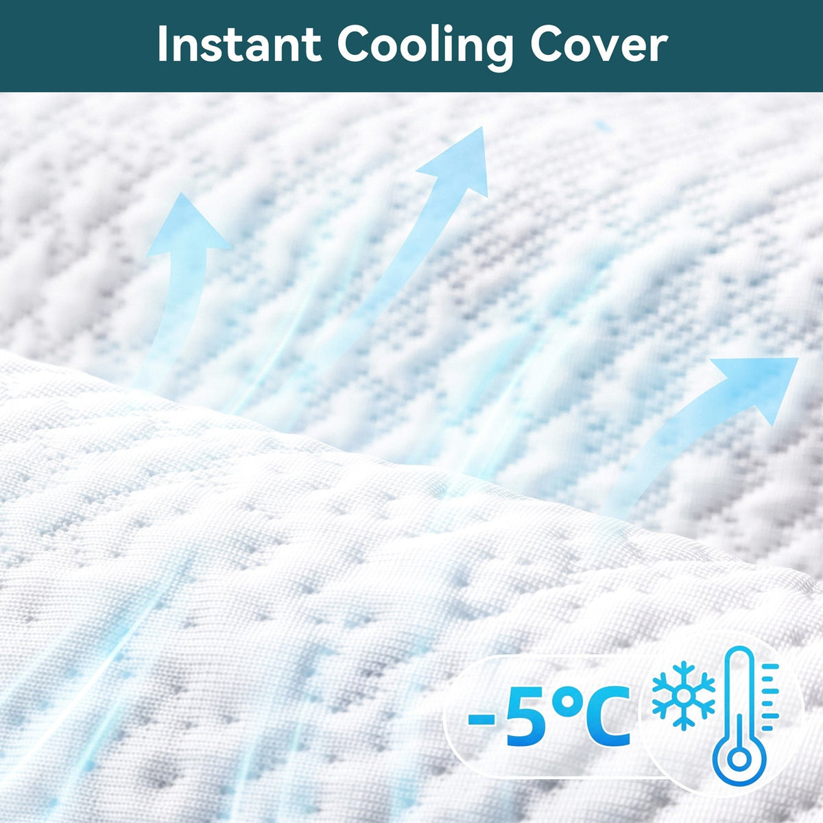 10 Inch Memory Foam Mattress with Cooling Ice Silk Cover
