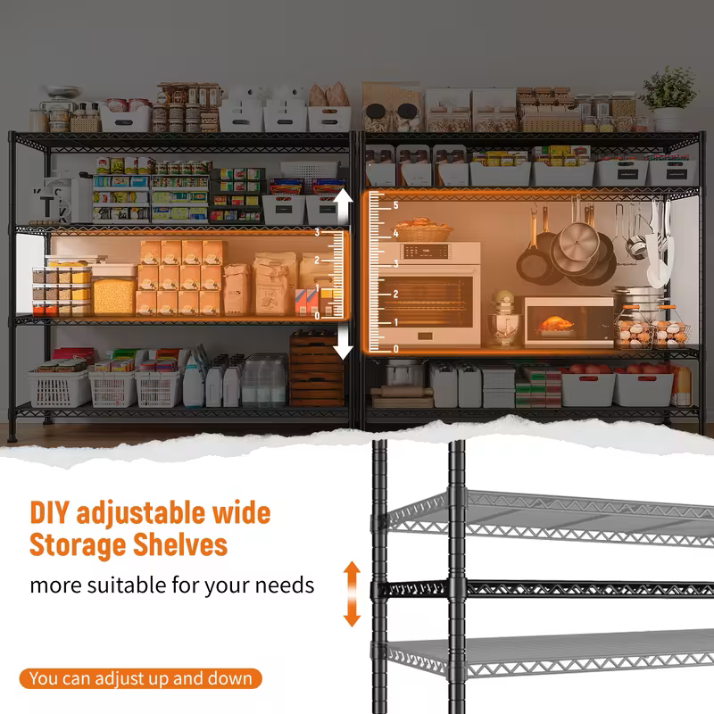 Adjustable Wire Shelving Rack