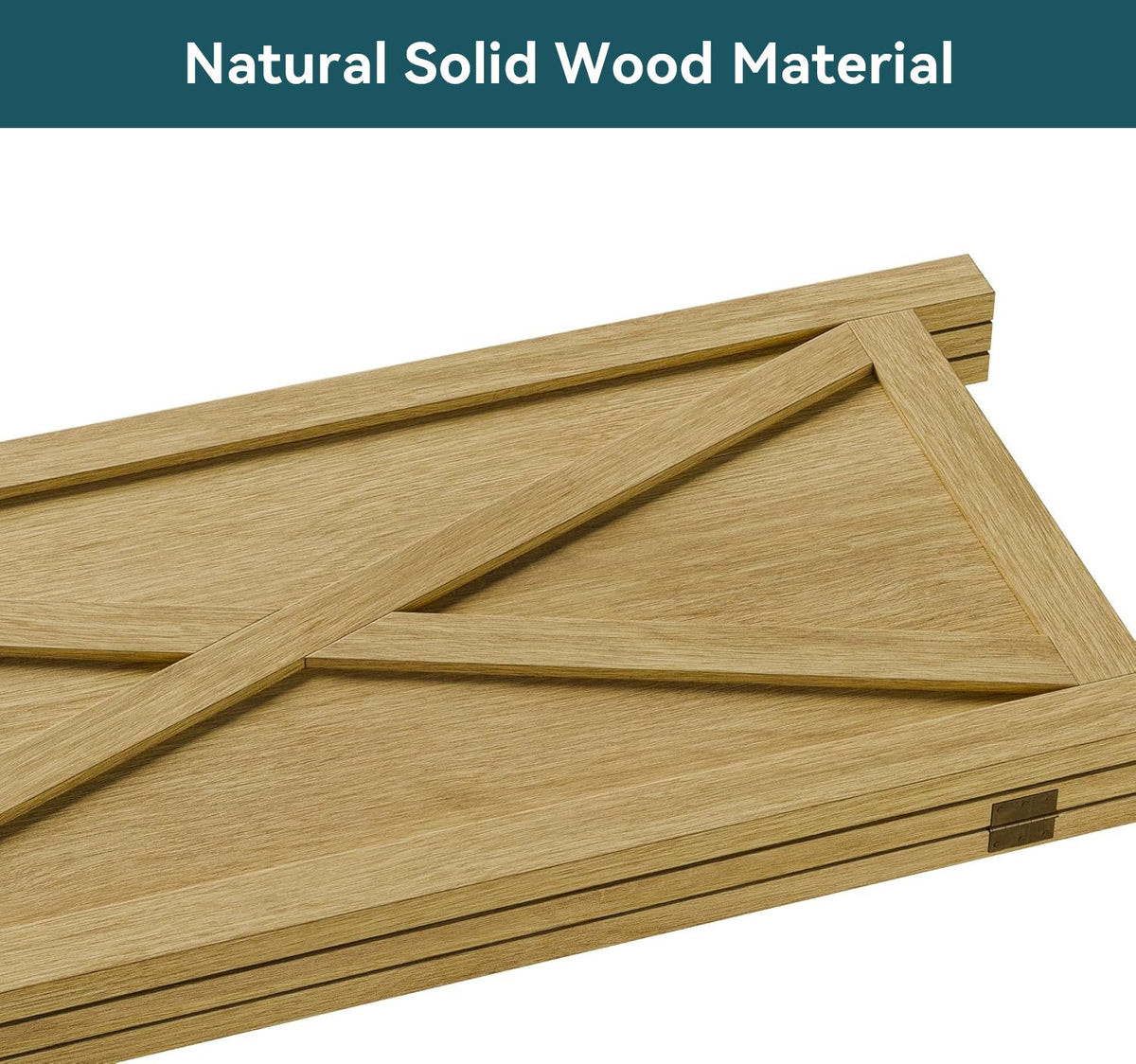 5.5 ft Solid Wood Folding Room Divider