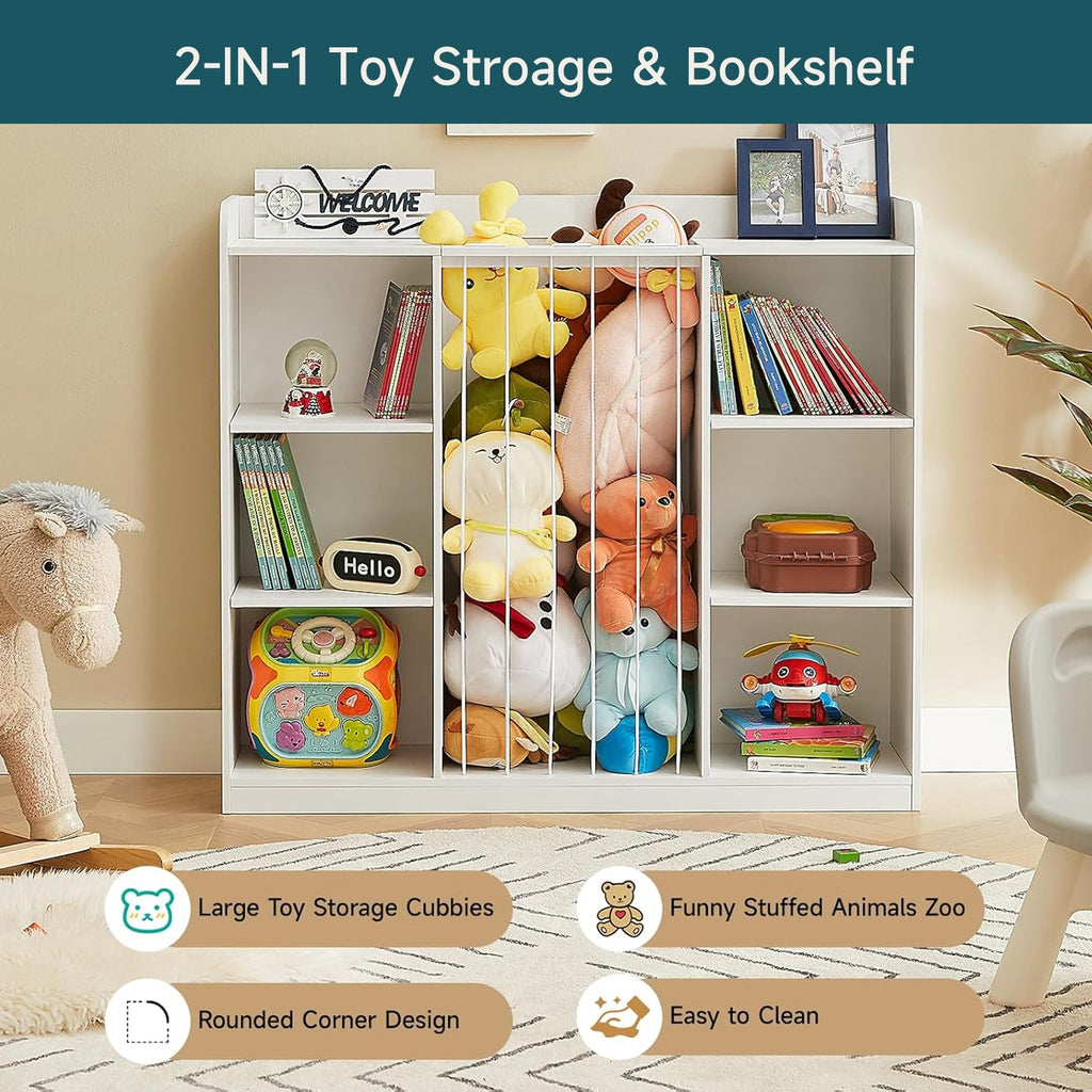 Kids Toy Storage Organizer with 6 Cubbies