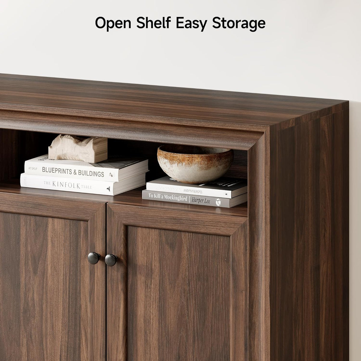 60 Inch Buffet Cabinet Sideboard with 4 Doors