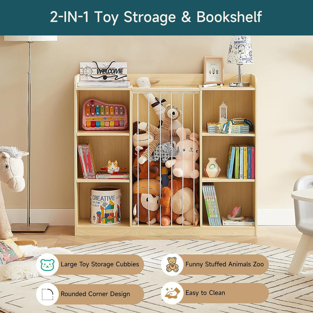 Kids Toy Storage Organizer with 6 Cubbies