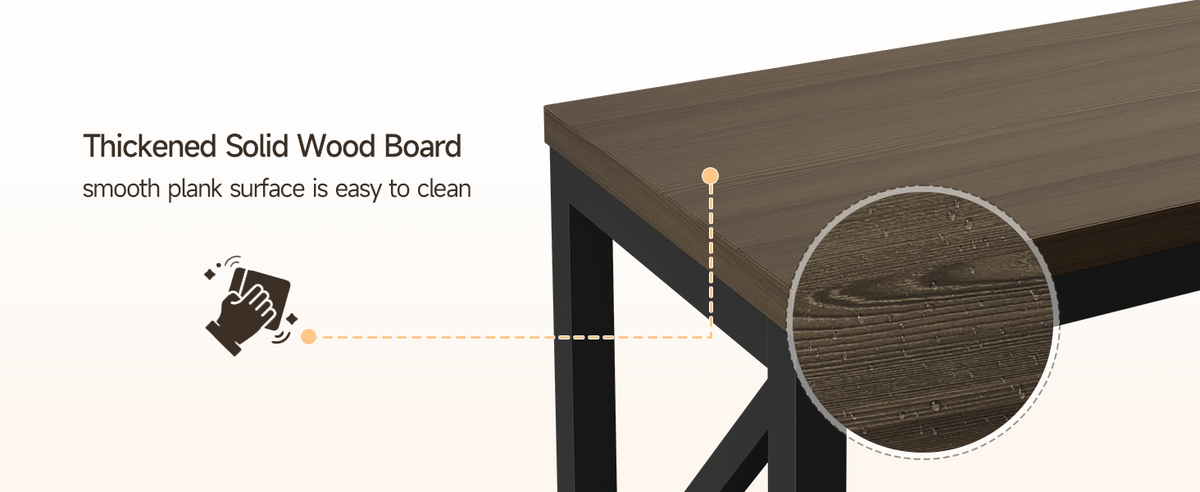 70.8 Inch Industrial Console Table with 3-Tier Shelf