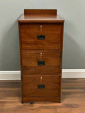 Mission Solid Oak 3-Drawer File Cabinet