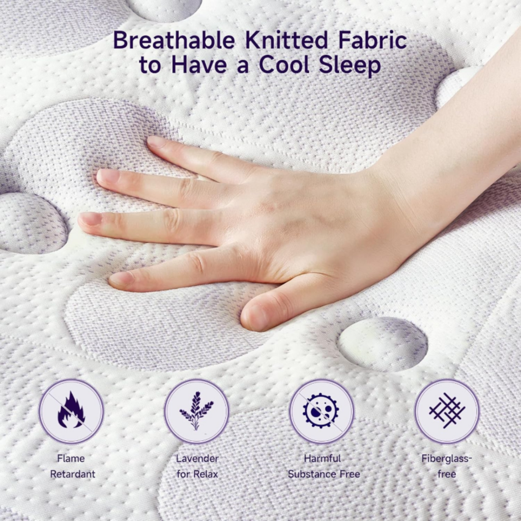 12 Inch Hybrid Mattress in a Box, Medium Firm