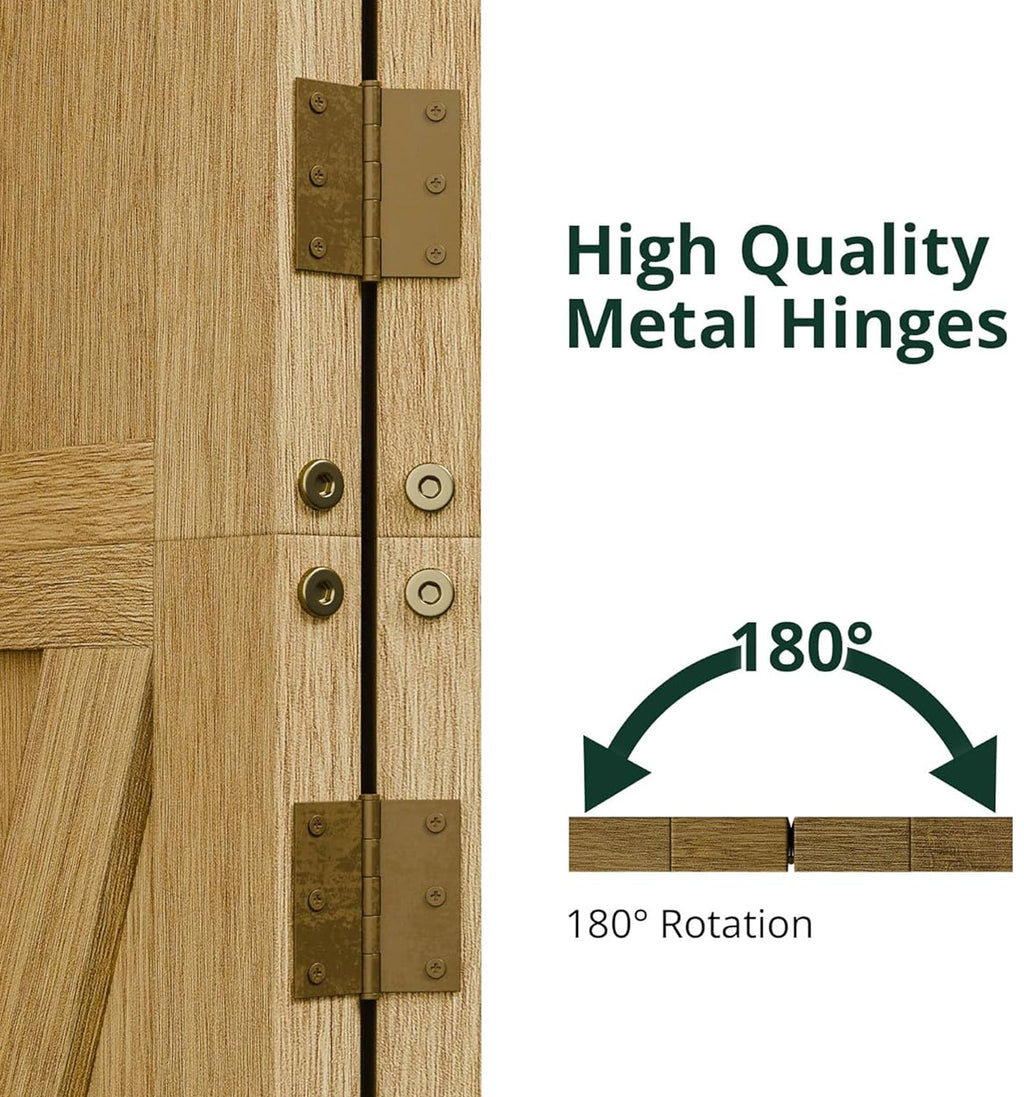 5.5 ft Solid Wood Folding Room Divider