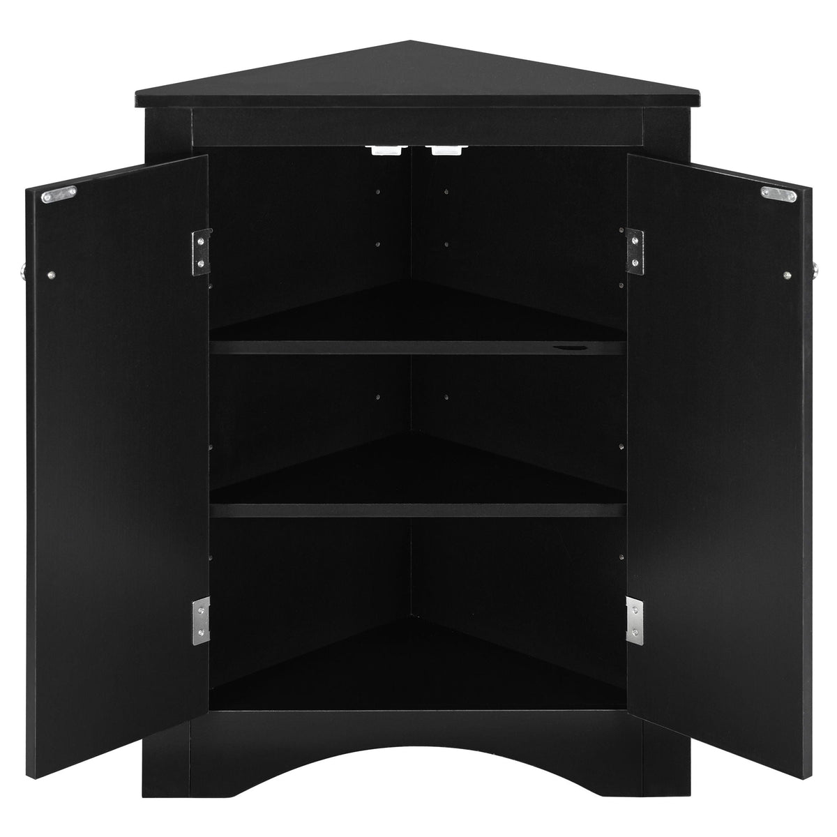 Triangle Bathroom Storage Cabinet, Adjustable Shelves