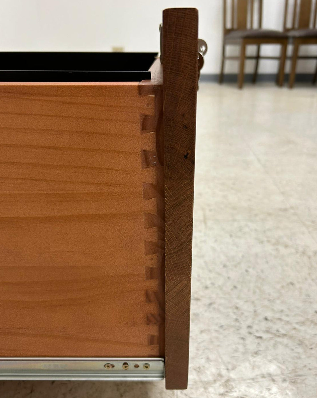 Mission Solid Oak 3-Drawer File Cabinet