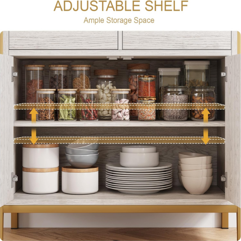 69 Inch 6-Tier Tall Bookcase with 2 File Drawers