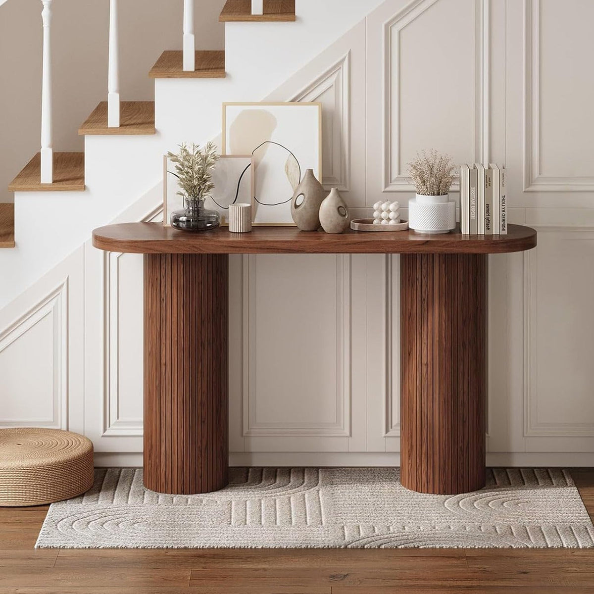 55-Inch Entryway Console Table for Hallway or Sofa