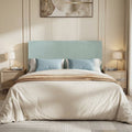 Boucle Platform Bed Frame with Adjustable Headboard