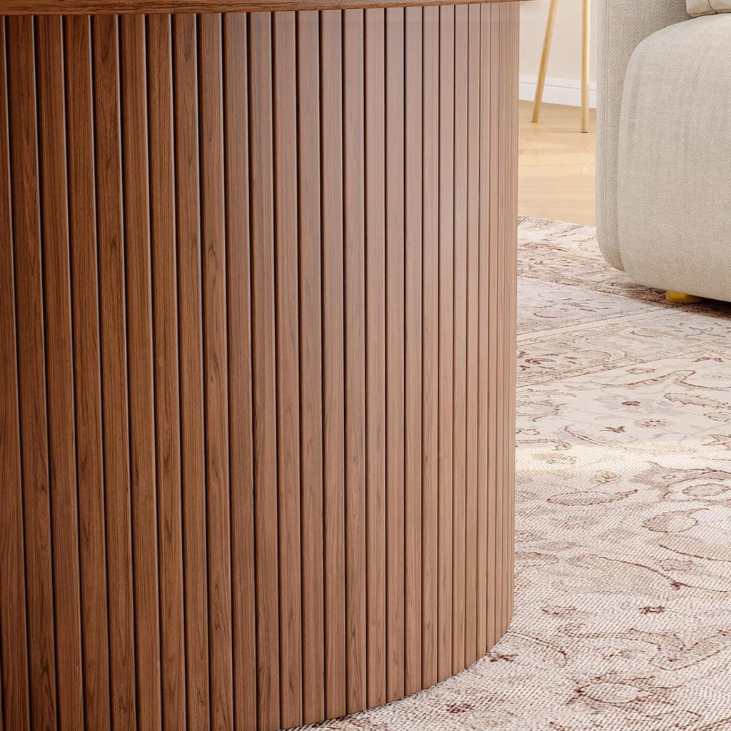 31.5 Inch Round Drum Coffee Table