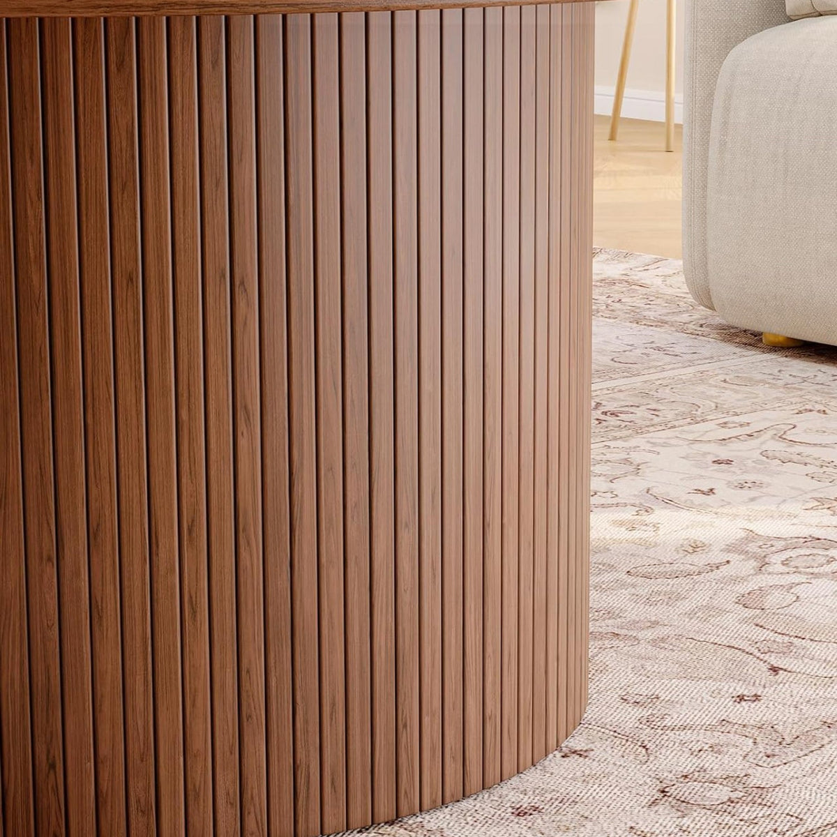 31.5 Inch Round Drum Coffee Table