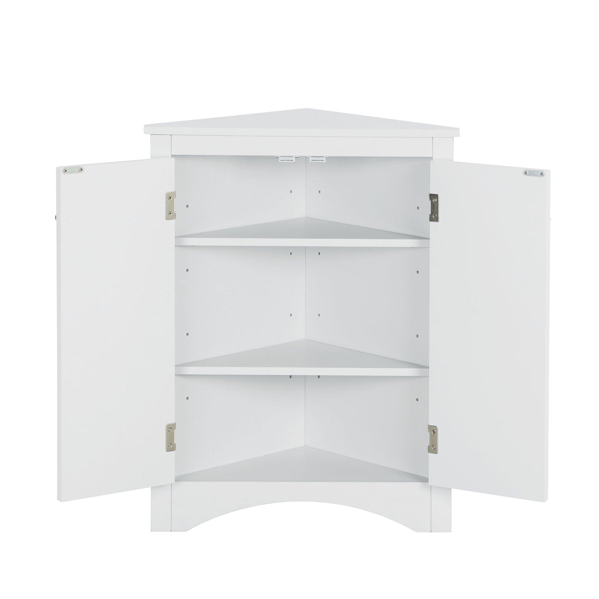 Triangle Bathroom Storage Cabinet, Adjustable Shelves